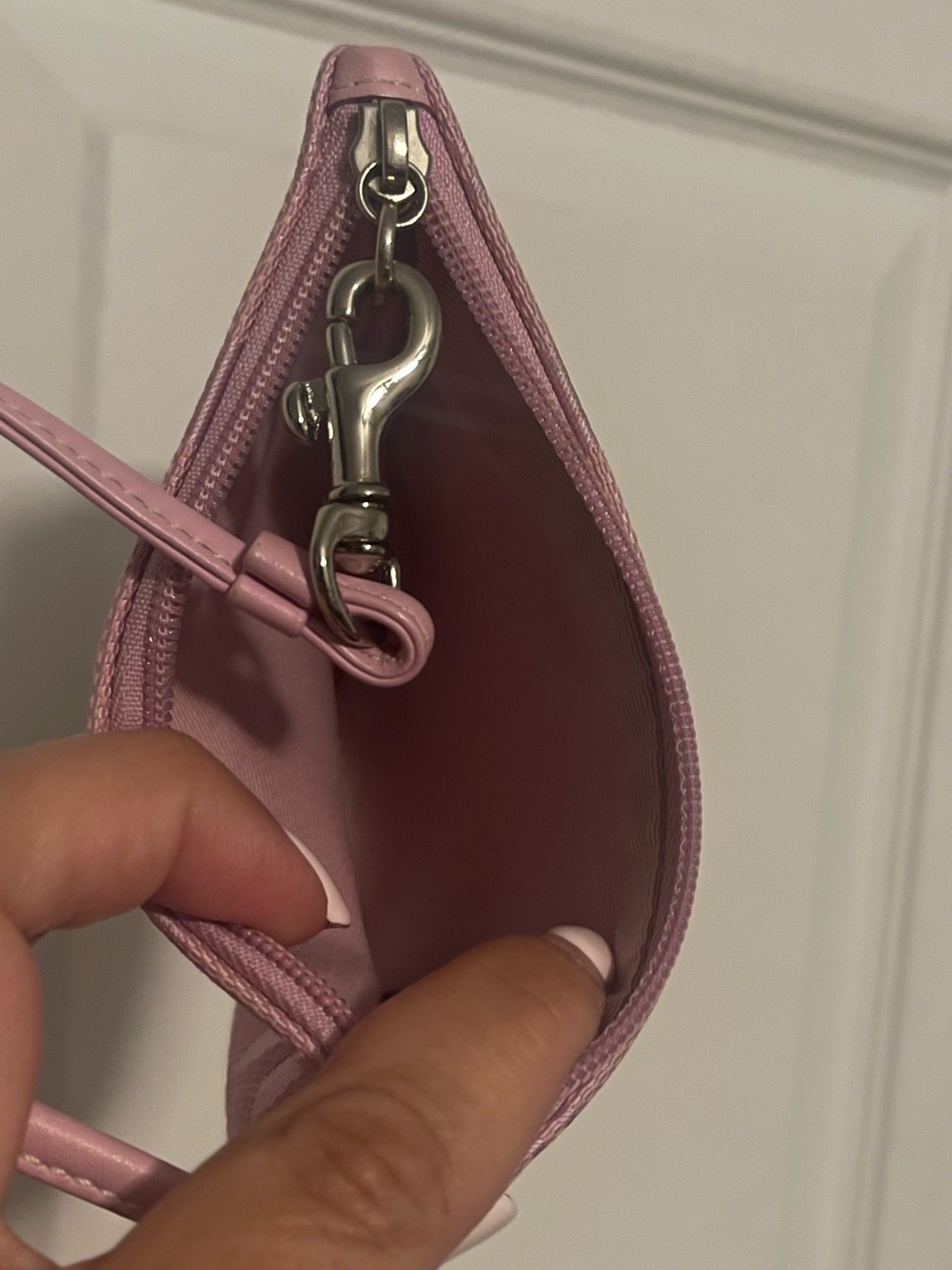 Coach Y2K Pink Wristlet Like New - Picture 2 of 3
